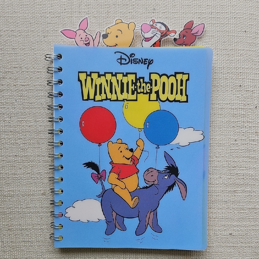 Disney Winnie the Pooh Blue Notebook with Balloons - Picture 13 of 13